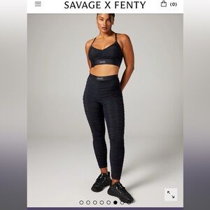 NWT high waisted ruche leggings